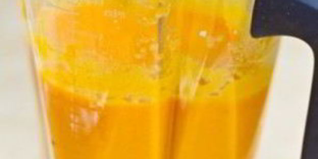 суп-пюре с яблоками и морковью