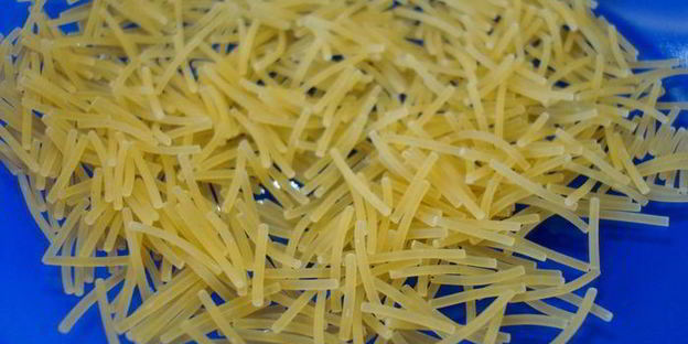 томатный суп-пюре с макарошками