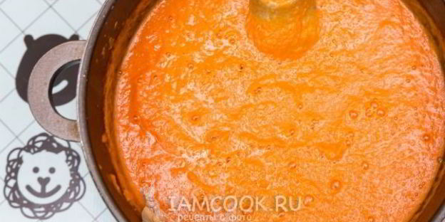 томатный суп-пюре с нутом