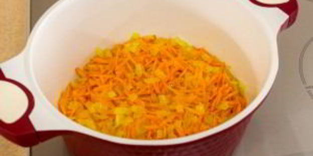 тыквенный суп-пюре с ароматными сухариками