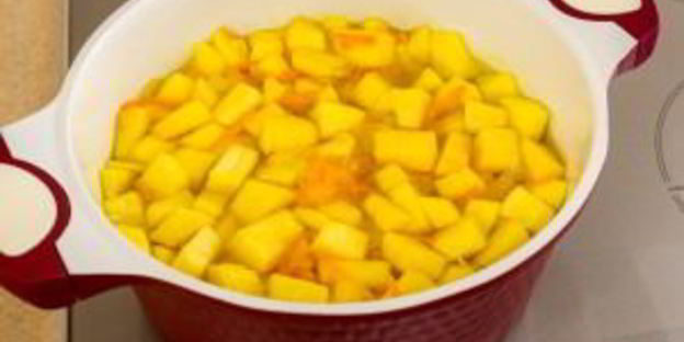 тыквенный суп-пюре с ароматными сухариками