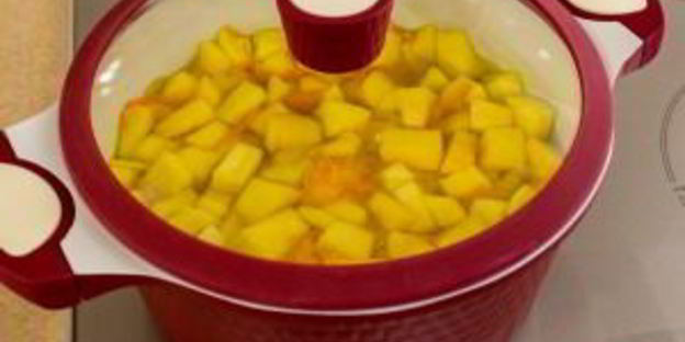 тыквенный суп-пюре с ароматными сухариками