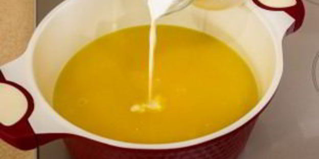 тыквенный суп-пюре с ароматными сухариками