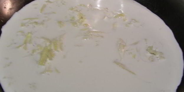 тыквенный суп-пюре с имбирным кремом