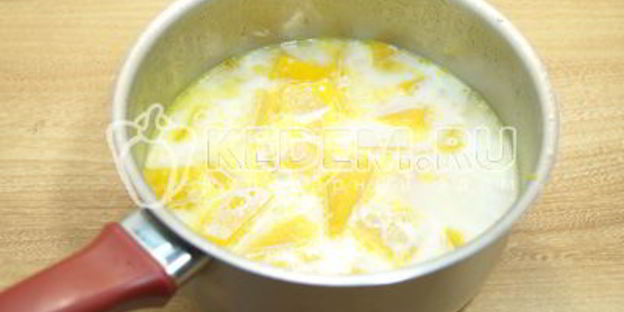 тыквенный суп-пюре со сливками