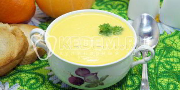 тыквенный суп-пюре со сливками