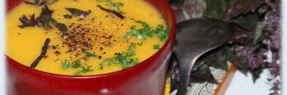 Яблочно-морковный суп-пюре