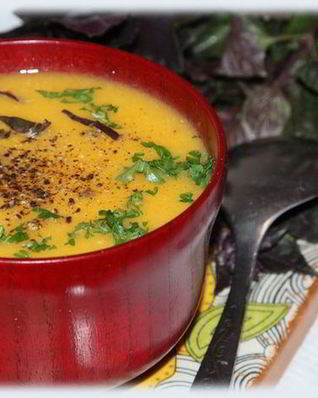 Яблочно-морковный суп-пюре