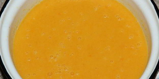 яблочно-морковный суп-пюре