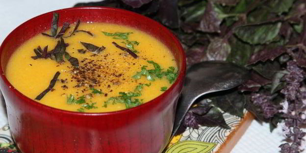 яблочно-морковный суп-пюре