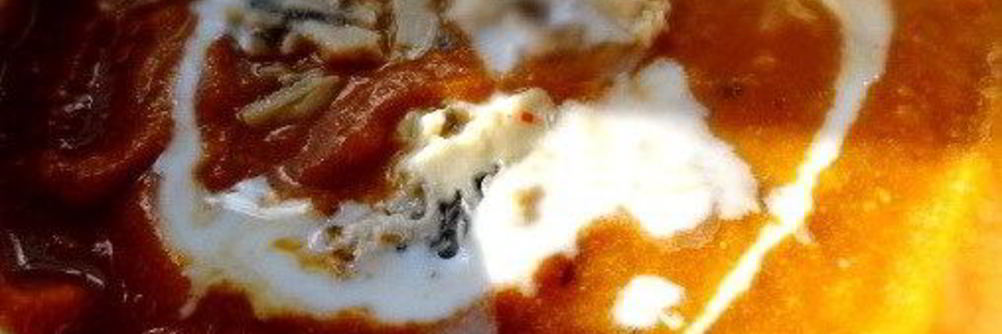 Золотой суп-пюре из запеченных овощей