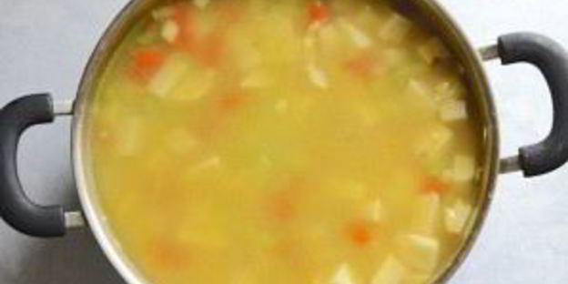 суп с белой фасолью и беконом