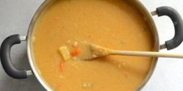 суп с белой фасолью и беконом