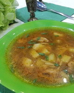 Суп с бычками в томатном соусе