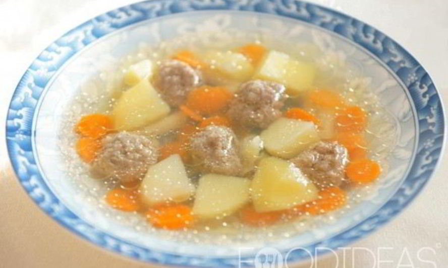 Рецепт супа с фрикадельками и рисом