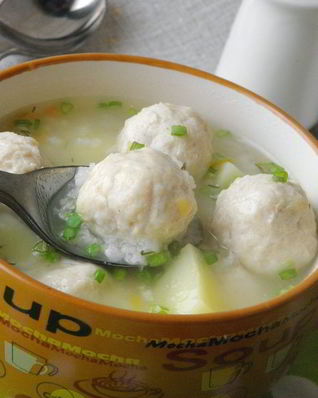 Суп с фрикадельками из куриного фарша