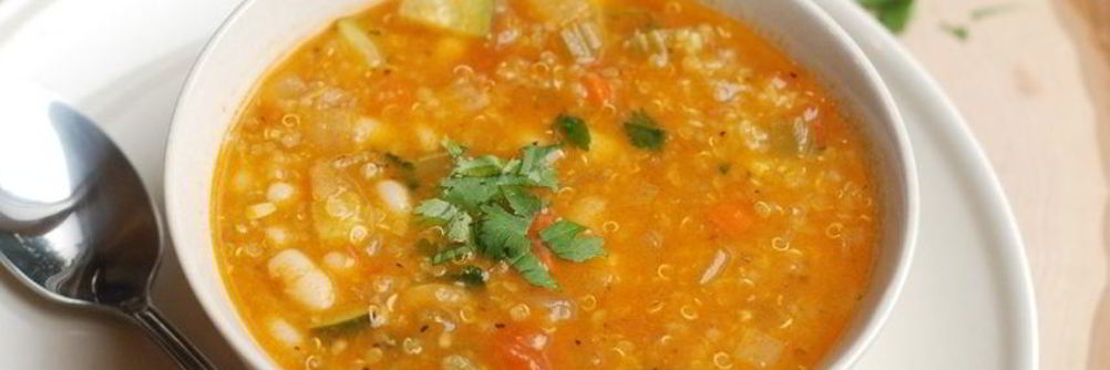 Суп с киноа