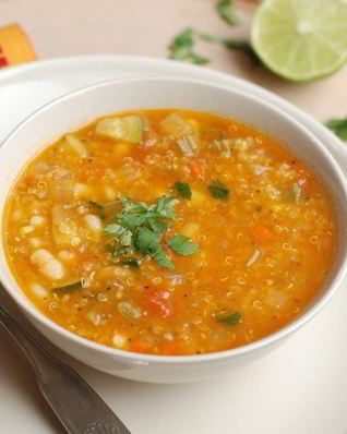 Суп с киноа