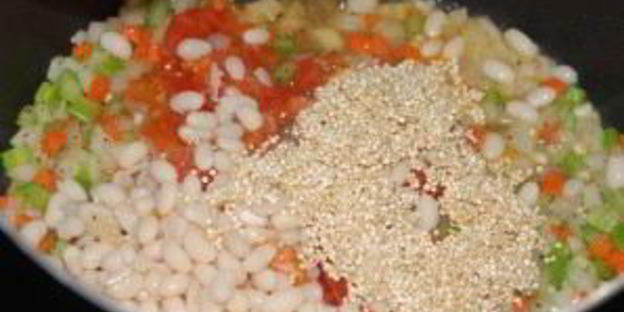 суп с киноа