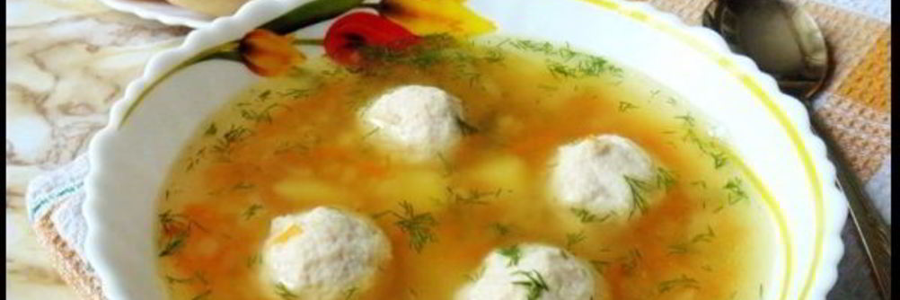 Суп с красной чечевицей и фрикадельками