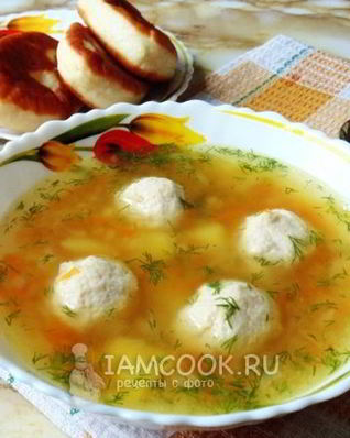 Суп с красной чечевицей и фрикадельками