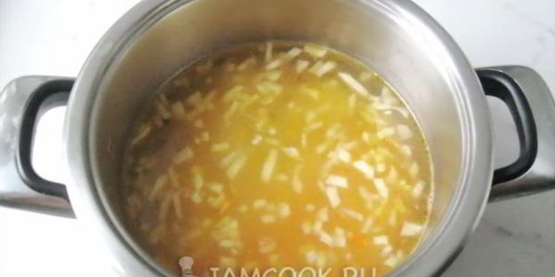 суп с красной чечевицей и фрикадельками