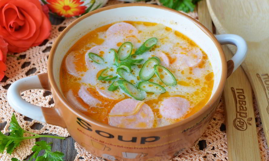 Рецепт супа с квашеной капустой и сосисками