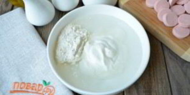 суп с квашеной капустой и сосисками