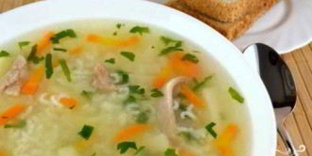 суп с рисом в мультиварке