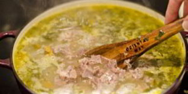 суп щавелевый с мясом