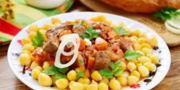 татарский суп нохутлы аш