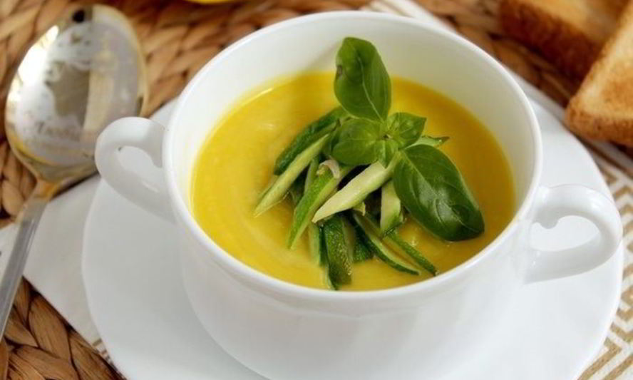 Рецепт тыквенного супа с цукини