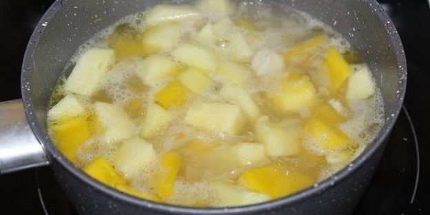 тыквенный суп с цукини