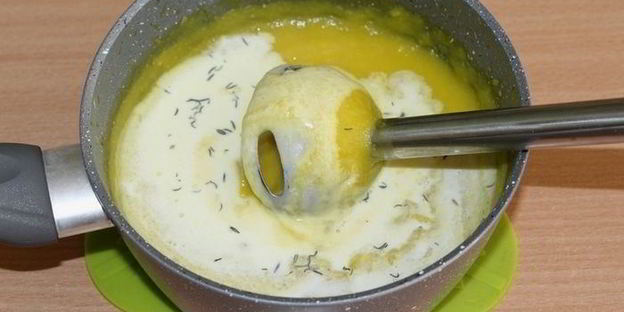 тыквенный суп с цукини