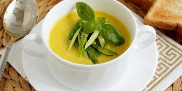 тыквенный суп с цукини