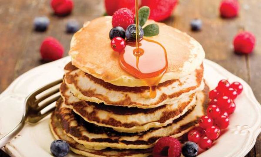 Рецепт американских блинчиков-панкейков к завтраку