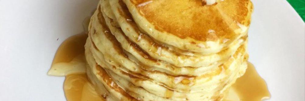 Американские оладьи — молочные панкейки на блиннице