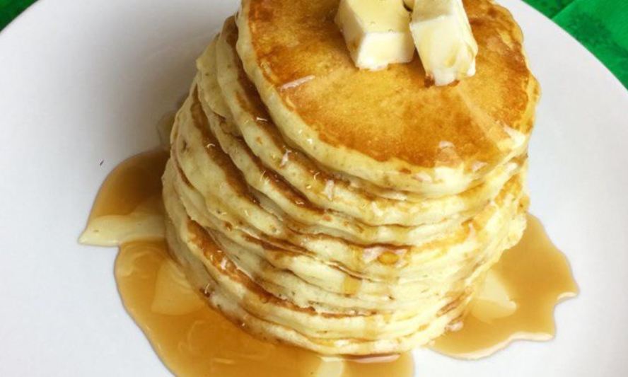 Рецепт американских оладий — молочных панкейков на блиннице