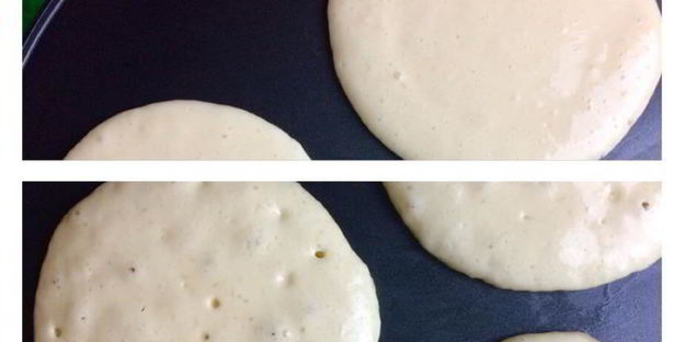 американские оладьи — молочные панкейки на блиннице