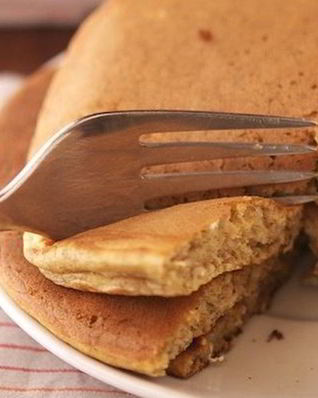 Банановые блины с овсяными хлопьями и протеином