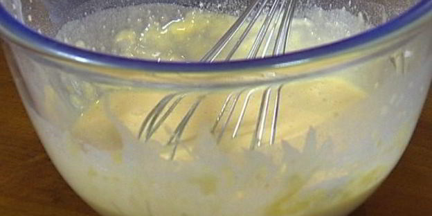 бисквитные блины с медово-ореховой начинкой