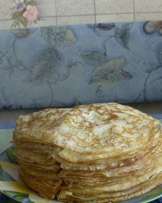 Блинчики ажурные на молоке