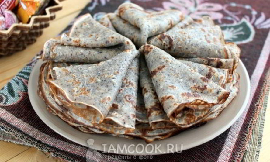 Рецепт блинчиков из черемуховой муки