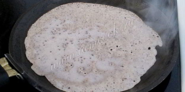 блинчики из черемуховой муки