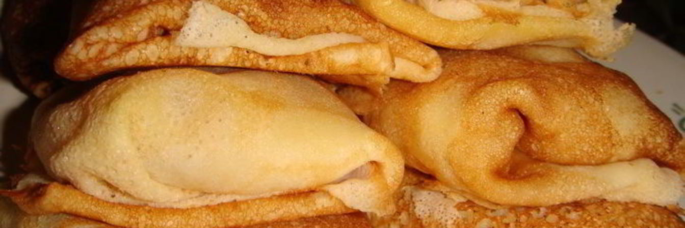 Блинчики кукурузные с яблоками