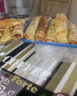 Блинчики манно-овсяные