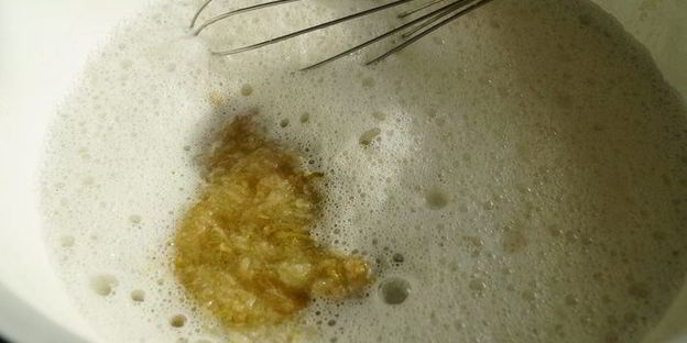 блинчики на грушевом пюре с лаймом