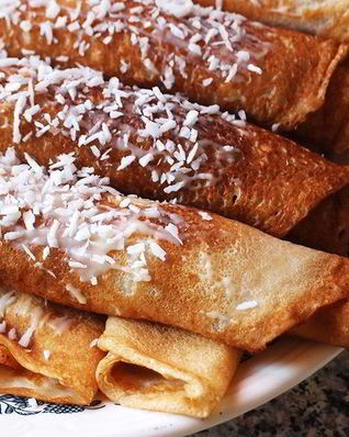 Блинчики на кокосовом молоке