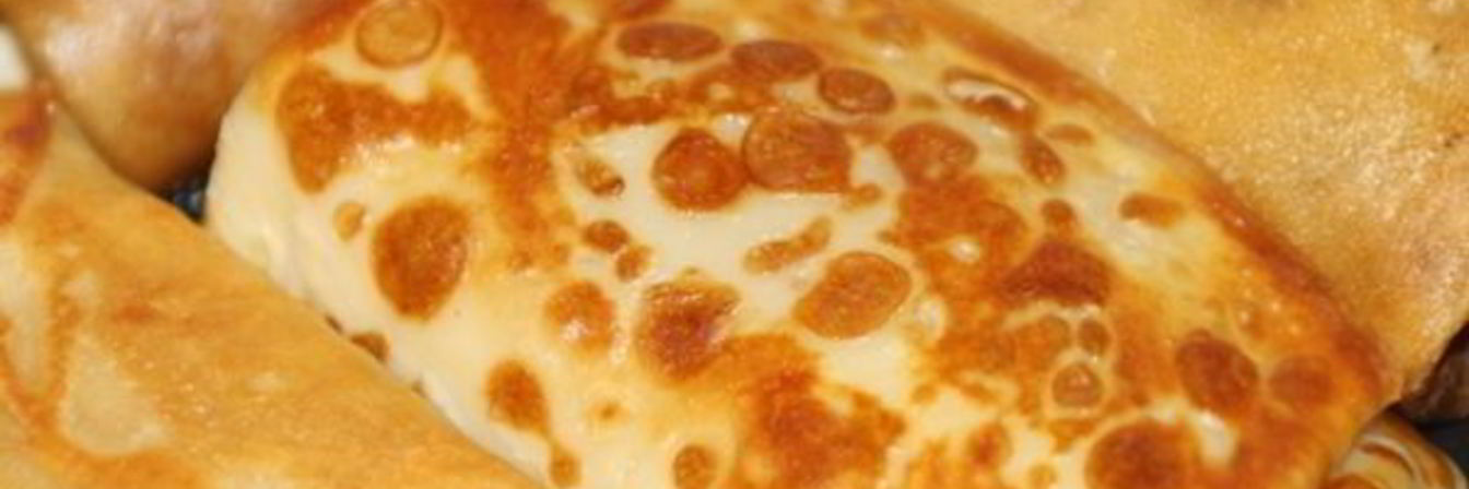 Блинчики на молоке с мясом