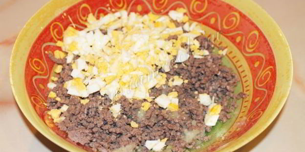 блинчики на молоке с мясом